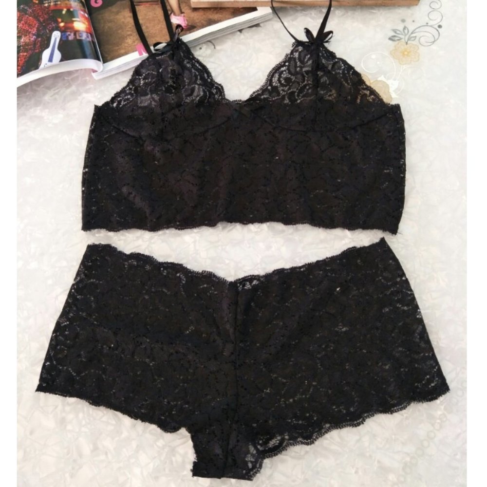 Sexy Bra and Panty Set - White - Picture 3 of 8